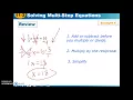 4 11-2 Multi-Step Equations