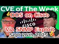 Download Lagu Kritieke SNMP-kwetsbaarheid in Cisco IOS/IOS XE – CVE-2025-20352