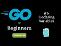 - Declaring Variables