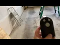 Programming a remote to a genie model 2028