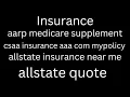 aarp medicare supplement aarp medicare supplement plans csaa insurance aaa com mypolicy