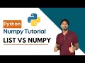 1 List Vs Numpy CloudyML