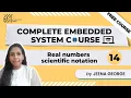 14 Real numbers with Scientific notation