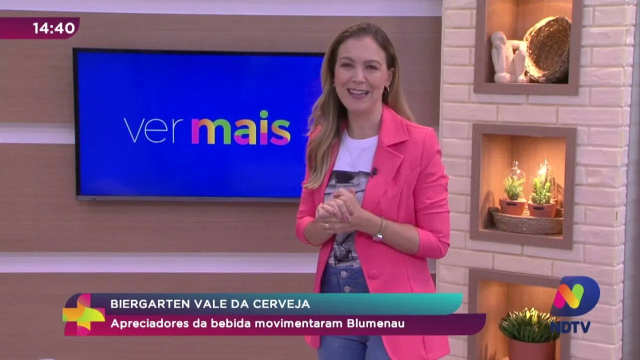 Biergarten Vale da Cerveja: apreciadores da bebida movimentaram Blumenau