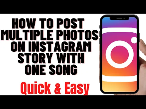 Download MP3 HOW TO POST MULTIPLE PHOTOS ON INSTAGRAM STORY WITH ONE SONG