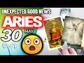 Aries UNEXPECTED GOOD NEWS horoscope for today MAY 30 2026 tarot MAY