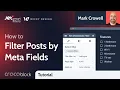 Filter WordPress Posts and Products by Meta Field Values JetEngine JetSmartFilters