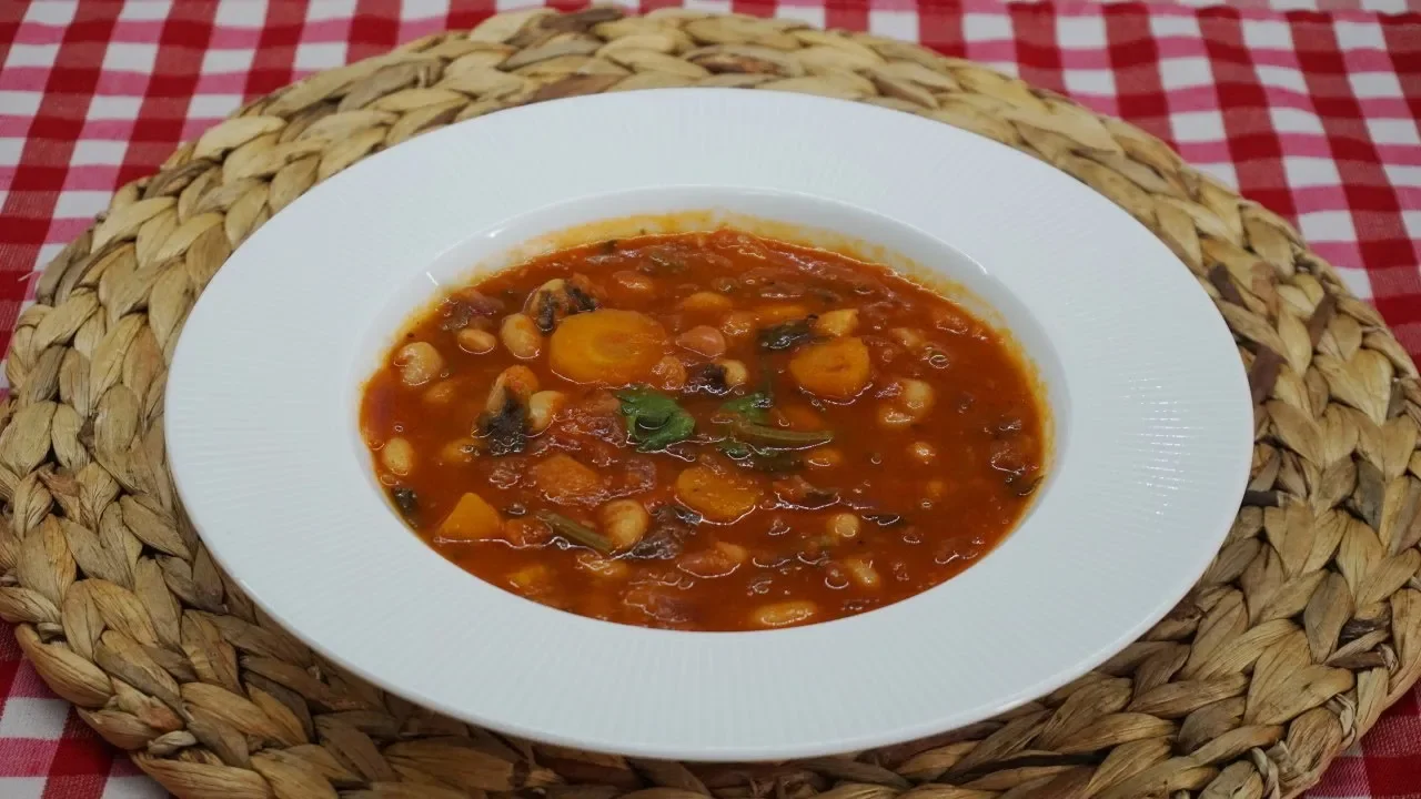     ! - Fasolada Greek bean soup   Greek Cooking by Katerina