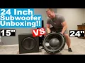 Stereo Integrity HS-24 mkIII Unboxing 24 Inch Home Theater Subwoofer