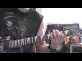 Manowar - Metal warriors (Guitar cover)
