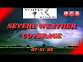Severe Thunderstorm Warning Dickson Humphreys Hickman Williamson Cheatham TN 07-21-26