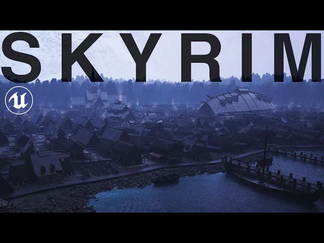 The Real Scale of Morthal: Skyrim in UNREAL ENGINE 5! [4K]