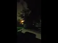 Wind and rain comes down in Opelousas