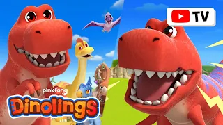 TV for Kids 3D Tyrannosaurus Rex Compilation Little Dino School Pinkfong Dinosaurs for Kids