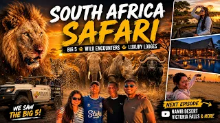 Part 1🦁 South Africa Safari Adventure | We Saw the BIG 5! 🇿🇦 Vlog | Bhavna's Kitchen & Living