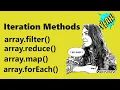iteration methods in JavaScript forEach map filter and reduce