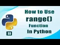 range Function in Python Absolute for Beginners Hindi Webroj