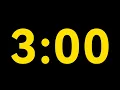 3-MINUTE COUNTDOWN TIMER YELLOW 2K 60fps