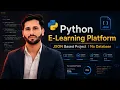 Build a Complete Python E-Learning Platform Using JSON No Database Beginner to Advanced Project