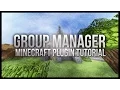 Minecraft Plugin Tutorials Group Manager Creating Ranks In Game