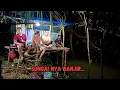 Lagu diguyur hujan deras, bermalam dishelter pinggir sungai
