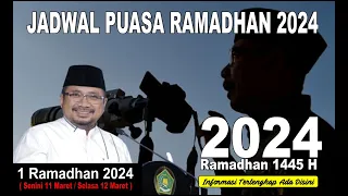 puasa ramadhan 2024 jatuh pada tanggal jadwal puasa ramadhan 2024 1 ramadhan 1445 h