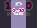 Flash Cards 1 to 10 Number Learning for Preschool