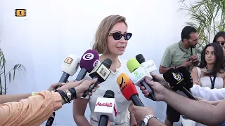 منة شلبي نفسي اكرم الفنانة عبلة كامل في مهرجان الجونة السينمائي بس هي هترفـ ـض 