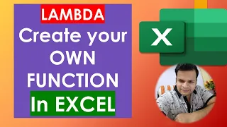 Make your own function in Excel using LAMBDA