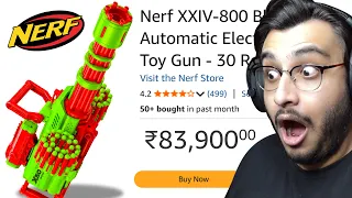 I BOUGHT EXPENSIVE NERF GUN FROM IRL SHOP