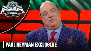 Paul Heyman gets emotional talking his family Hall of Fame creating a TRIBE WWE on ESPN