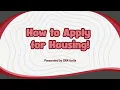 How to Apply to University Housing