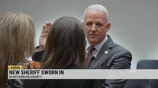 Spartanburg Co Sheriff Bill Rhyne sworn in