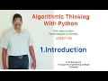 1 Introduction Algorithmic Thinking with Python UCEST 105 Programming in Python CST 362 PY
