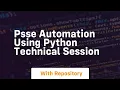 Psse automation using python technical session