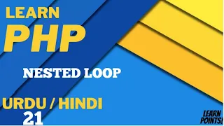PHP Nested Loop Tutorial in Hindi Urdu