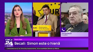 „Simion e o hienă”, spune Becali, care dezvăluie despre cum l-a susținut financiar pe liderul AUR