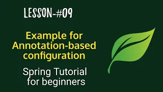 Spring Boot tutorials Spring boot full course - Example for annotation-based config