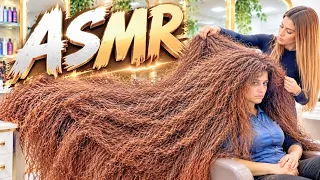 12 YEARS OF HAIR GROWTH TURNED INTO THIS! 😱 THE MOST SATISFYING HOMELESS WOMAN ASMR TRANSFORMATION!