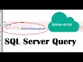 Sql server query - solve error date is incompatible with int