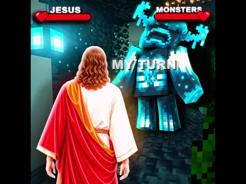 JESUS VS all the MONSTERS #edit #jesuschrist #jesuslovesyou #jesusfreak #minecraft