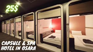 Staying at Osaka s Completely Private Capsule Spa Hotel Capsule Spa Grand Sauna Shinsaibashi