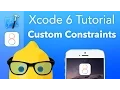 XCode 6 Tutorial Universal Constraints - IOS 8 Geeky Lemon Development