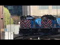 The Complete Metra Evening Rush Hour On The Alternate Schedule At Clinton Street On April 19 2024