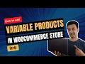 How to add variable products Woocommerce HINDI - Woocomerce for beginners