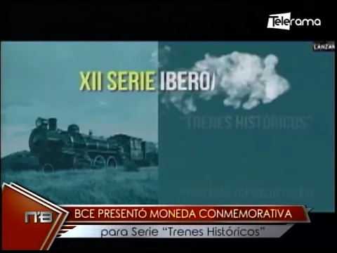 BCE presentó moneda conmemorativa para serie Trenes Históricos