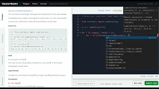 Hackerrank Python Solution Itertools - Python itertools combinations
