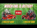 Toro Z Master 4000 vs 6000 Series Mower Detailed Breakdown of Each