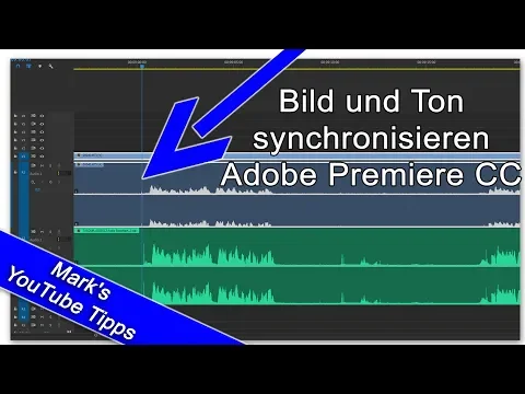 Download MP3 Bild und Ton synchronisieren Adobe Premiere CC / automatisch synchronisieren