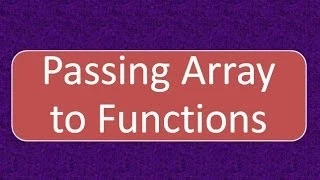 Programming Interview Passing Array to functions Pointers and Arrays
